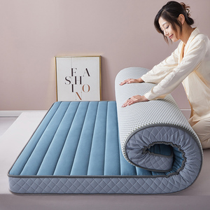 加厚乳胶床垫软垫家用榻榻米地垫可折叠地板铺地上睡觉打地铺睡垫