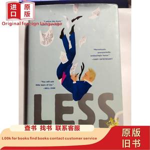 Less （2018年普利策小说奖） 精装16开+书衣 Andrew Sean Gre