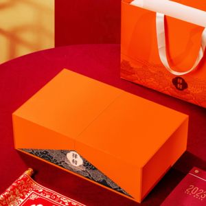 新款高档茶叶礼盒空包装盒岩茶肉桂大红袍凤凰单枞茶叶定制礼盒