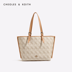 品牌直营CHEOLES&KOITH女夏包包2022新款真皮大容量托特包大包