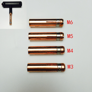 万邦铝车身修复机焊钉夹头配件谷得铝钣金整形机介子机手柄枪铜头