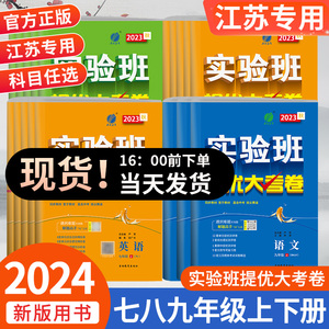 实验班提优大考卷七年级八九年级上册下册语文数学英语物理化学试卷测试卷全套 人教版苏科版译林版 初一二三单元测试题同步练习册