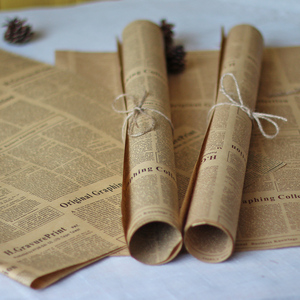 英文英语旧报纸花束包装纸生日装饰复古英伦风拍摄道具 阿里巴巴找货神器