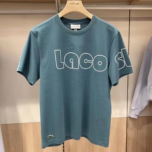 LACOSTE法国鳄鱼2024男士夏季新品纯色圆领百搭短袖T恤