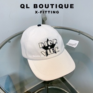 现货『QL代购』DIOR白色VIBE系列棒球帽鸭舌帽