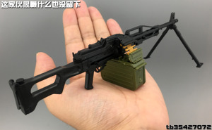 武器模型PKP1/6兵人配件娃娃威龙汤姆逊HT场景3A加特林迷你枪024