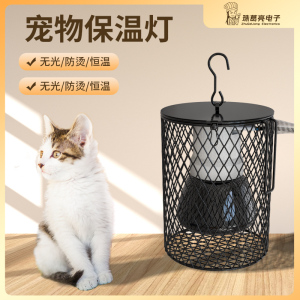 宠物陶瓷加热灯仓鼠取暖器保温箱恒温保暖灯兔子暖灯狗狗猫咪鹦鹉