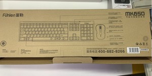 富勒MK650无线套装键盘鼠标套装节能省电办公防泼溅水静音低键帽