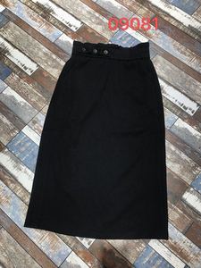 利索lisuo2019新款半身裙韩版时尚气质中高腰直筒裙显瘦长裙09081
