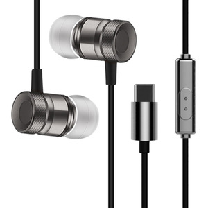Type-c耳机入耳式扁口线控pro3note3原装正品手机通用c耳塞