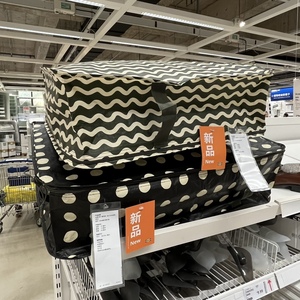 IKEA/宜家 塞克夏劳储物袋床底收纳袋衣服被子储藏袋子带拉手袋子