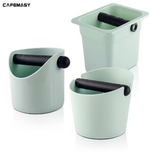 咖啡渣桶迷你敲渣桶茶渣盒吧台粉渣垃圾桶家用厨房桌面塑料收纳筐