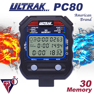 ULTRAK奥赛克美国 PC80 DT483B 三排30记忆 秒表