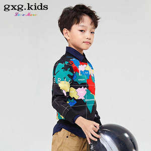 （秒）gxg kids童装专柜新款男童套头卫衣儿童春装上衣潮