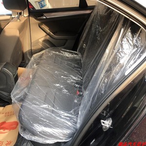 汽车一次性塑料后排座椅保护套汽修美容防污坐垫套三连座通用加厚