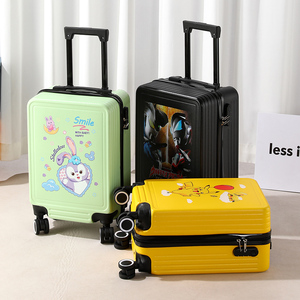 儿童行李箱男女学生韩版万向轮密码旅行箱19寸拉杆箱卡通定制logo