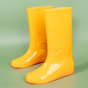 养殖专用雨鞋食品厂平底防滑高筒雨靴男女养猪场加厚水鞋长筒套鞋