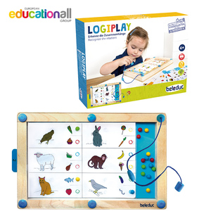 德国贝乐多 思维训练逻辑板 磁性桌面游戏儿童益智玩具幼儿园教具