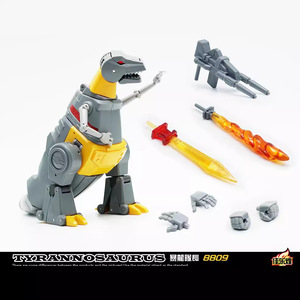 佳乐煌8809变形玩具机器人暴龙队长钢索恐龙带特效件儿童模型