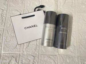 Chanel香奈儿蔚蓝男士止汗喷雾BLEU清新香水止汗露 清爽喷雾100ml