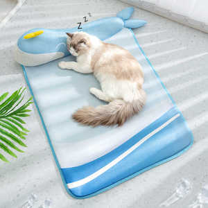 夏季可爱宠物垫子鲸鱼动物造型玩偶窝猫咪狗窝带枕头透气宠物用品