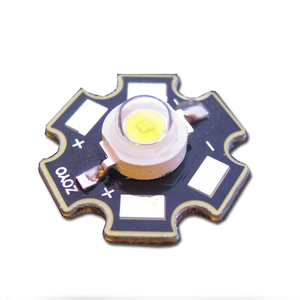 3W LED远射强光手电筒充电电池大功率灯珠灯泡灯头光源铝基板配件