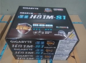 Gigabyte/技嘉 GA-H81M-S1 DDR3主板 1150针主板 支持G3260 4170