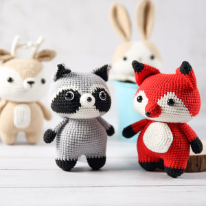 趣编织小动物小猫兔子手编钩针玩偶手工勾线diy材料包 阿里巴巴找货神器