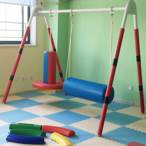 A字架幼儿园感统训练器材失调儿童秋千室内早教体能运动吊椅组合