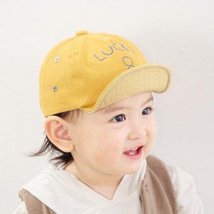 儿童帽子韩版新款女童帽1-2岁春夏新款可爱男宝宝帽子软檐鸭舌帽