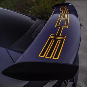 保时捷911 718  GT2 GT3RS GT4PORSCHE 改装英文拉花尾翼车贴