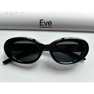 GM同款墨镜Eve 复古百搭猫眼太阳镜 防紫外线男女 不挑脸型圆脸入