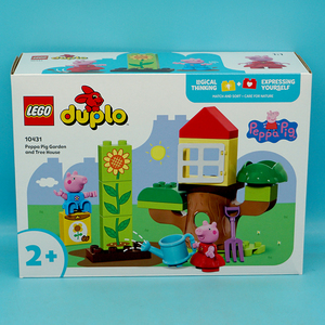 LEGO乐高10431小猪佩奇花园树屋得宝系列大颗粒男女孩积木玩具