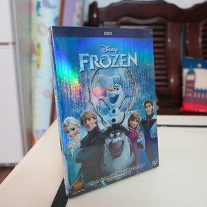 冰雪奇缘1 FROZEN英文原声学英语高清卡通动画电影dvd碟片