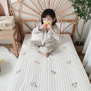 定制！韩国100%全棉绗缝婴幼儿 新生儿 床单 游戏垫手工盖被 柔软