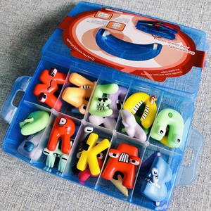 英文26个字母玩具卡通字母公仔手办模型传说玩偶儿童礼物英语字母