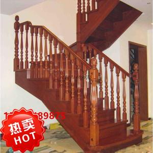 武汉厂家实木楼梯扶手铁艺不锈钢玻璃飘窗围栏中式美式简约现代