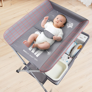 Ameito换尿布台婴儿护理台便携式可折叠宝宝按摩抚触台新生儿洗澡