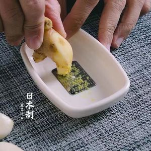 日本进口姜蓉蒜末研磨器家用磨姜泥神器日式研磨碗新款姜蓉研磨器