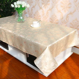 欧式简约现代桌布台布方桌长桌布艺家用茶几电视柜床头柜防尘盖布