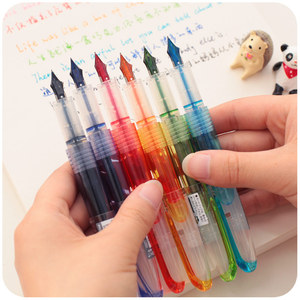 日本百乐PILOT元气小钢笔 SPN-20F彩色透明迷你可爱钢笔墨囊钢笔