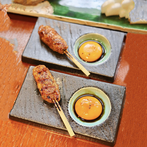 日式料理餐具创意长方寿司盘烧鸟盘串烧碟复古烤肉盘煎饺盘小吃碟