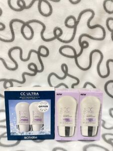 碧欧泉 女士修颜CC霜 防晒隔离乳 SPF50 紫色款 蓝色款 30ML