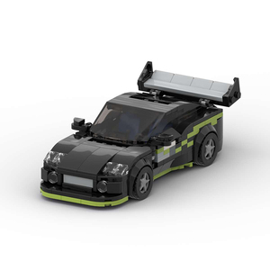 moc积木适用乐高speed系列8格 丰田supra拼装模型汽车玩具 115304