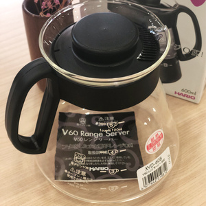 日本原装Hario咖啡壶耐热玻璃分享壶XVD可爱600ml