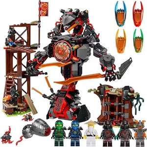 新品幻影忍者决战时光巨蛇机甲人仔拼装积木男孩儿童玩具礼物