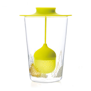 vatiri乐怡 春树创意单杯玻璃水杯有盖家用玻璃杯口杯喝水杯子