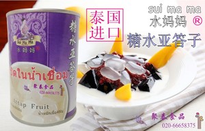 水妈妈牌糖水亚答子罐头620g泰国进口 甜品原料棕榈果亚达枳 正品