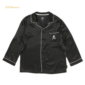 日本VANS MASTERMIND PJ SHIRT秋季联名睡衣式外套VN0A7SQRBLK