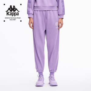 卡帕Kappa运动时装系列紫色运动套装之裤子女长裤K0C22AK01X